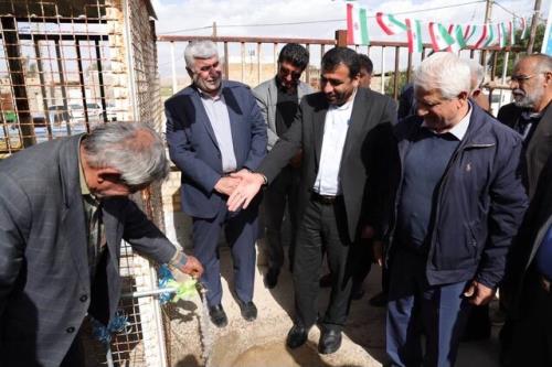 افتتاح طرح آبرسانی به 17 روستای هفتکل