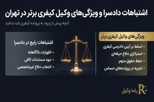 اشتباهات جبران ناپذیر در دادسراها خصوصیت های پنهان وکیل کیفری در تهران